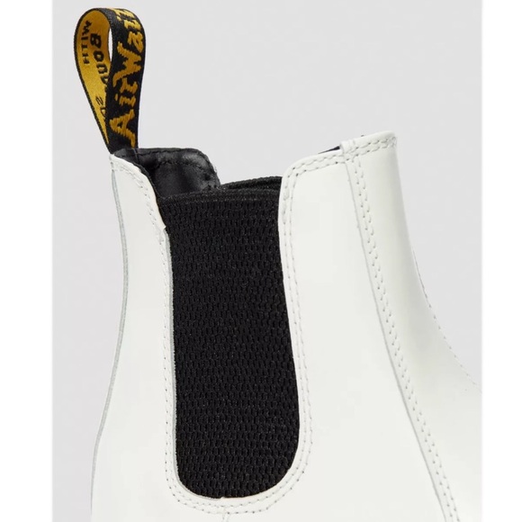 Dr. Martens 2976 Smooth Leather Platform Chelsea Boots NWT White Size 8 - Picture 8 of 16